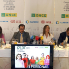 Begoña Grijalvo, Ismael Pérez, Arancha Casado y Juan Carlos Barbado durante la presentación del ‘Informe de Valor Compartido 2015’.-ICAL