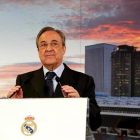 Florentino Pérez, en un acto oficial del Real Madrid.-