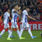 Kiko Olivas celebra el gol anotado el pasado martes contra el FC Barcelona.-EL MUNDO