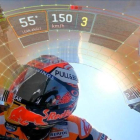 La cúpula de la Honda de Marc Márquez, en la retransmisión de Dorna TV del GP de Brno.-DORNA TV