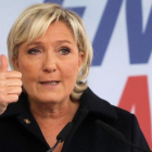 La líder del Frente Nacional, Marine Le Pen, en su rentrée en Brachay, localidad del norte de Francia.-REUTERS / GONZALO FUENTES