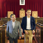 El presidente de la Diputación de Valladolid, Conrado Íscar, se reúne con el cónsul de Perú en Castilla y León, José Carlos Palomino.- Ical