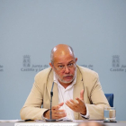 El vicepresidente de la Junta y portavoz, Francisco Igea, durante la rueda de prensa posterior al Consejo de Gobierno de Castilla y León-ICAL