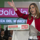 La presidenta andaluza sigue sin confirmar el hipotético adelanto electoral en Andalucía.-Foto: ATLAS