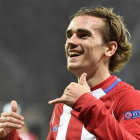Antoine Griezmann celebra un gol con el Atlético.-AP / MARTIN MEISSNER