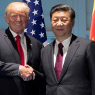 Trump y Xi Jinping, el pasado 8 de julio, en Hamburgo.-POOL (REUTERS)