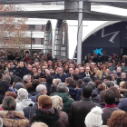 Momento de la concentración en Zamora.-EUROPA PRESS