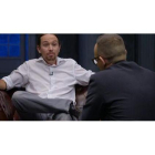 Pablo Iglesias y Risto Mejide, en 'Al rincón de pensar'.-ATRESMEDIA