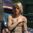 Justin Bieber, sin camiseta, el pasado agosto en Manhattan.-BESTIMAGES