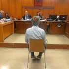 El encausado Luis B. H. ayer, durante la celebración de la vista oral en los Juzgados de Valladolid.-EUROPA PRESS