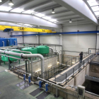 Interior de la Estación de Tratamiento de Agua Potable de la Mancomunidad Vega Duero, en San Miguel del Pino.-EL MUNDO