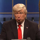 Alec Baldwin en una de sus imitaciones de Donald Trump (SNL).-EL PERIÓDICO