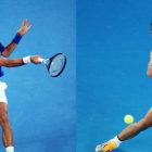 Djokovic y Nadal durante el Abierto de Australia.-EL PERIÓDICO