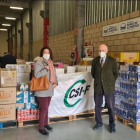 CSIF Valladolid dona dos toneladas de alimentos al Banco de Alimentos de la provincia - CSIF