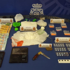 Material incautado en la operación.-POLICÍA NACIONAL