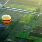 Fotografía de archivo fechada el 9 de diciembre de 2017 que muestra un globo aerostático-EFE/Khaled Elfiqi