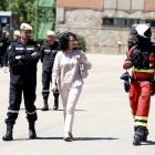 La subdelegada del Gobierno en León, Teresa Mata, visita las instalaciones de la Unidad Militar de Emergencias y conoce los medios del batallón, especialmente los de la lucha contra incendios-ICAL