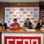 Intervención sindical ante los medios de comunicación.-EUROPA PRESS