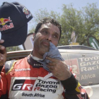 Nasser Al-Attiyah, en el rali Dakar.-AP / MARTÍN MEJÍA