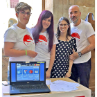 Miembros del equipo durante la presentación del proyecto Connect-TEA en la Universidad Pontificia de Salamanca.-E. M.