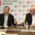 El diputado de Desarrollo Económico, Miguel Ángel González, presenta la campaña 'Productos de León en Bilbao'-Ical