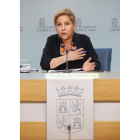La vicepresidenta y portavoz de la Junta de Castilla y León, Rosa Valdeón, comparece en rueda de prensa posterior al Consejo de Gobierno-ICAL