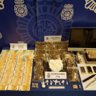 Material incautado por agentes de la Policía Nacional a seis personas detenidas en Valladolid y Palencia como presuntos responsables de un delito de tráfico de sustancias estupefacientes.-ICAL