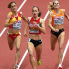Esther Guerrero, semifinalista en 800 metros.-AFP / DIMITAR DILKOFF