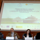 Silvia Clemente junto a Pablo Rodríguez Lago (2D), Ignacio Fernández (I),  y José Andrés García-Ical