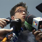 Imagen de archivo de Iñigo Errejón atendiendo a los medios.-Foto: EFE / CHEMA MOYA