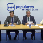 Carlos Fernández, Raúl de la Hoz, Antonio Silván y Alicia García presentan las ponencias del PP.-ICAL