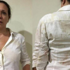 Machado se encontraba en la localidad de Upata cuando fue abordada por sujetos que la atacaron a golpes y empujones.-EFE