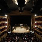 Plano del Teatro Real de Madrid durante la celebración del Sorteo Extraordinario de la Lotería de Navidad 2018.-EUROPA PRESS