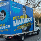 Camión de 'Mudanzas Mañueco'. - EM