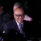 El jefe negociador del Gobierno venezolano en el diálogo con la oposición de la MUD, Jorge Rodríguez, el martes en la República Dominicana.-EFE / CARLOS JAVIER