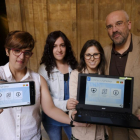 Participantes en el proyecto Connect-Alzheimer en las instalaciones de la Universidad Pontificia de Salamanca.-ENRIQUE CARRASCAL