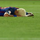 Neymar, el pasado sábado en el partido contra el Alavés.-AFP / LLUÍS GENÉ
