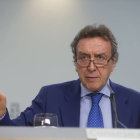 El portavoz de la Junta, José Antonio  de Santiago-Juárez, tras el Consejo de Gogierno.-ICAL