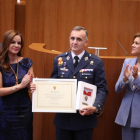 Las Cortes de Castilla y León entregan su Medalla de Oro a la Academia Básica del Aire.-ICAL