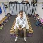 Rubén de la Barrera, entrenador del Real Valladolid B-Miguel Ángel Santos