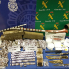 Material incautado por la Policía y la Guardia Civil.-ICAL