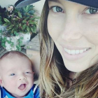 Jessica Biel y su hijo, Silas.-Foto: INSTAGRAM / JUSTIN TIMBERLAKE