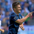 Diego Rubio celebra un gol-