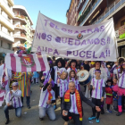 Vecinos del pueblo de Tolosa, disfrazados del Real Valladolid. / TWITTER