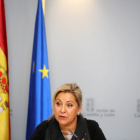 Rosa Valdeón en el Consejo de Gobierno.-ICAL