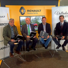 Chema Rodríguez, José Luis López Valdivielso, Iñigo Torres y Leopoldo Cortejoso, ayer durante la presentación del Premio Joven Promesa-2016.-G.V.