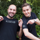David Rebollo y Emilio Gómez, cofundadores del buscador de viajes Kolaboo.-EL MUNDO