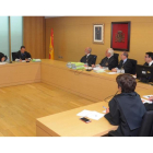 Vista de los recursos sobre la sentencia por el asesinato de la peregrina Denise Pikka Thiem en León por la Sala de lo Civil y Penal del Tribunal Superior de Justicia de Castilla y León (TSJCyL).-ICAL