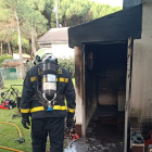 Incendio en un cuarto de calderas en El Montico, en Valladolid. - E.M.