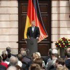 El presidente de Rumania, Klaus Iohannis, será el encargado de escoger un nuevo primer ministro.-EFE / FELIPE TRUEBA